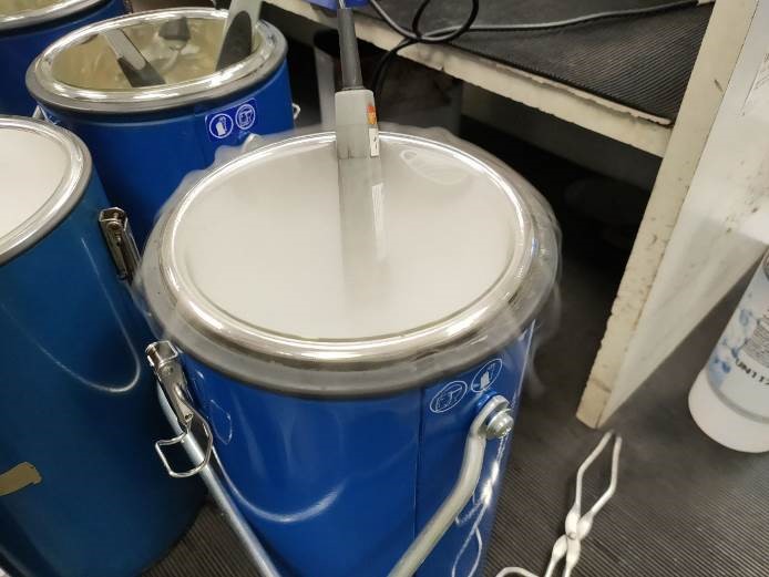 Test preparation- Immersed test piece in the liquid