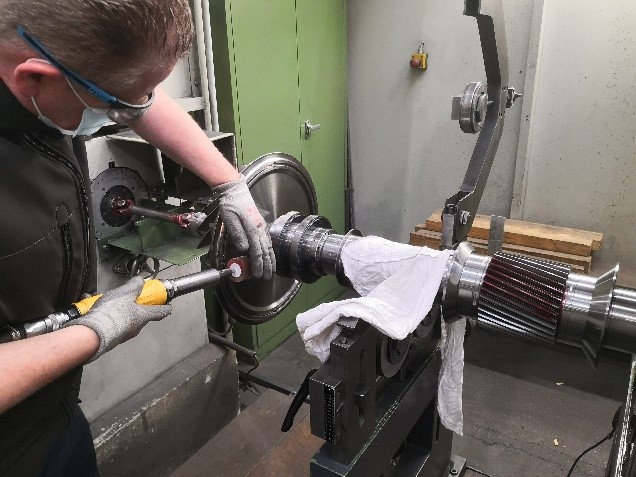 Corrective action on the impeller