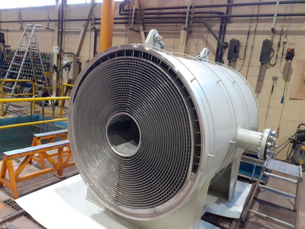 Heat exchanger- During product inspection
